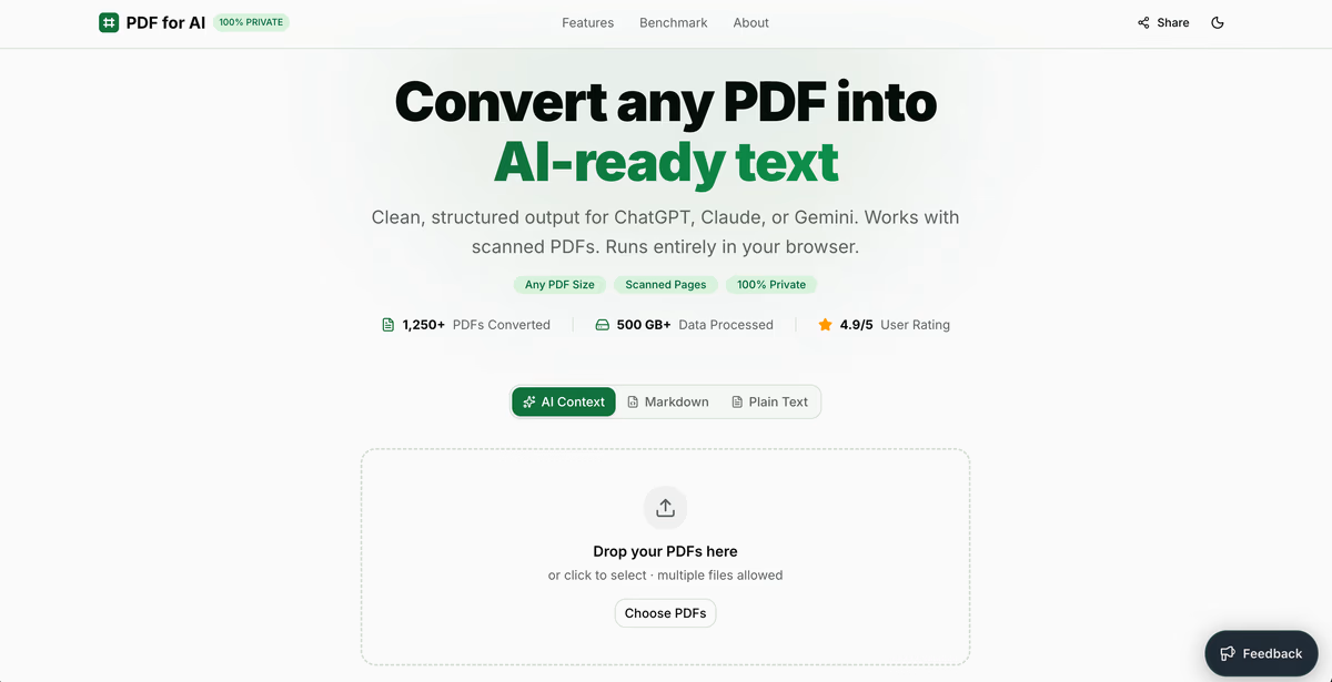 PDF for AI preview